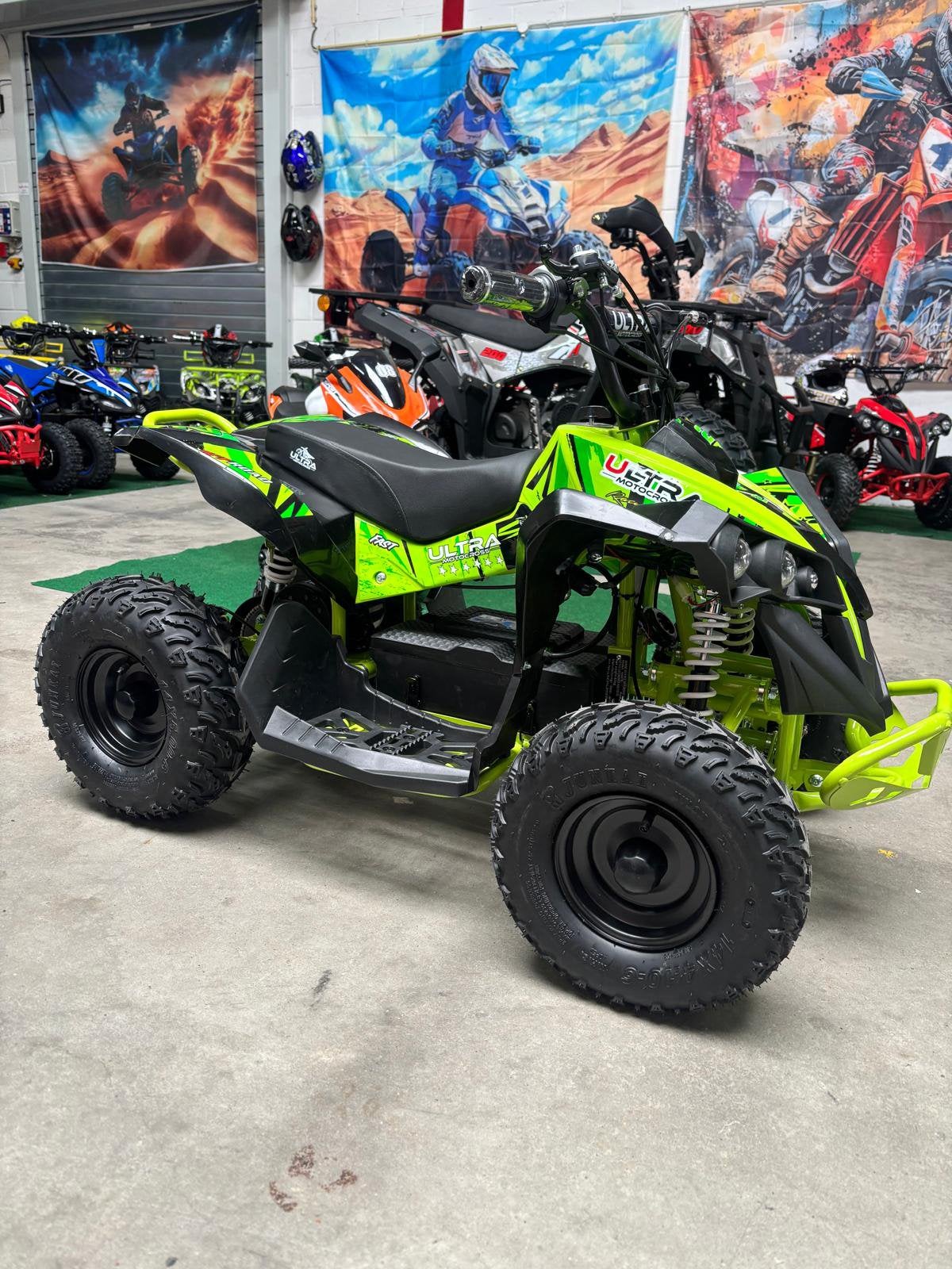 Ultra Motocross Groen Elektrische Kinderquad Accu 1000W 48V, Ophalen of Verzenden, Nieuw