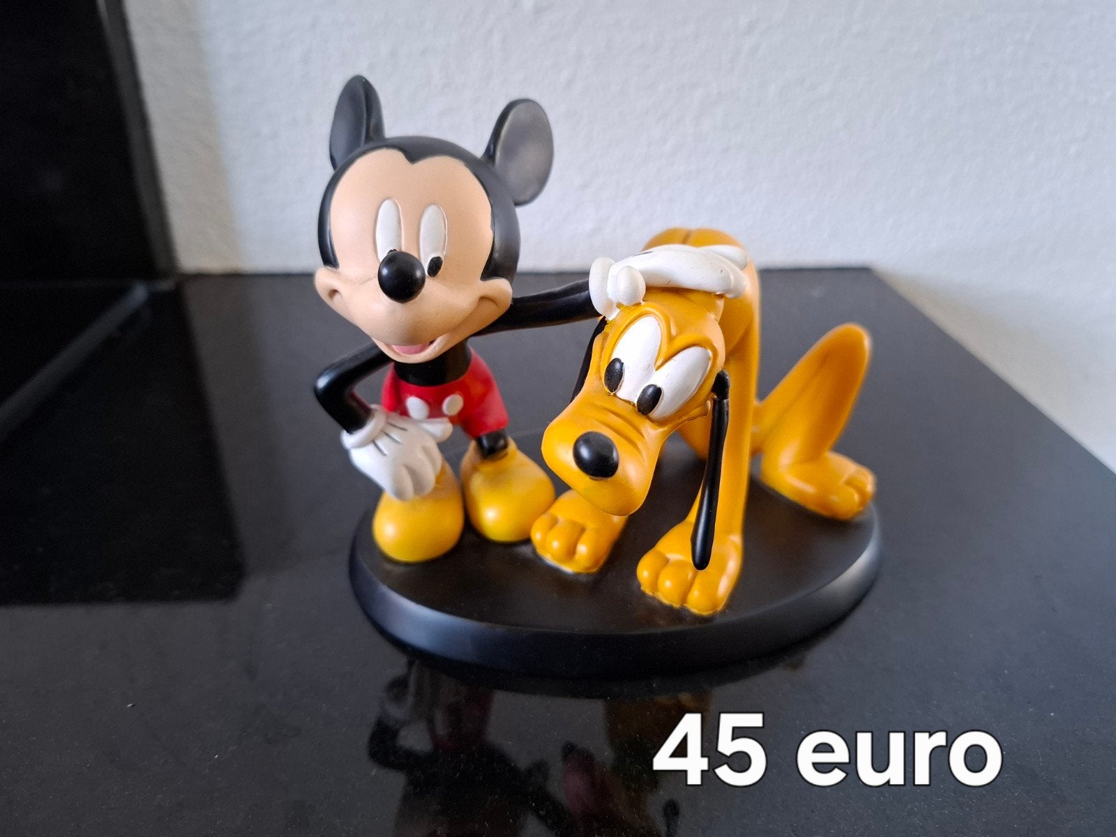 disney beeld mickey mouse met pluto, Ophalen, Mickey Mouse, Beeldje of Figuurtje