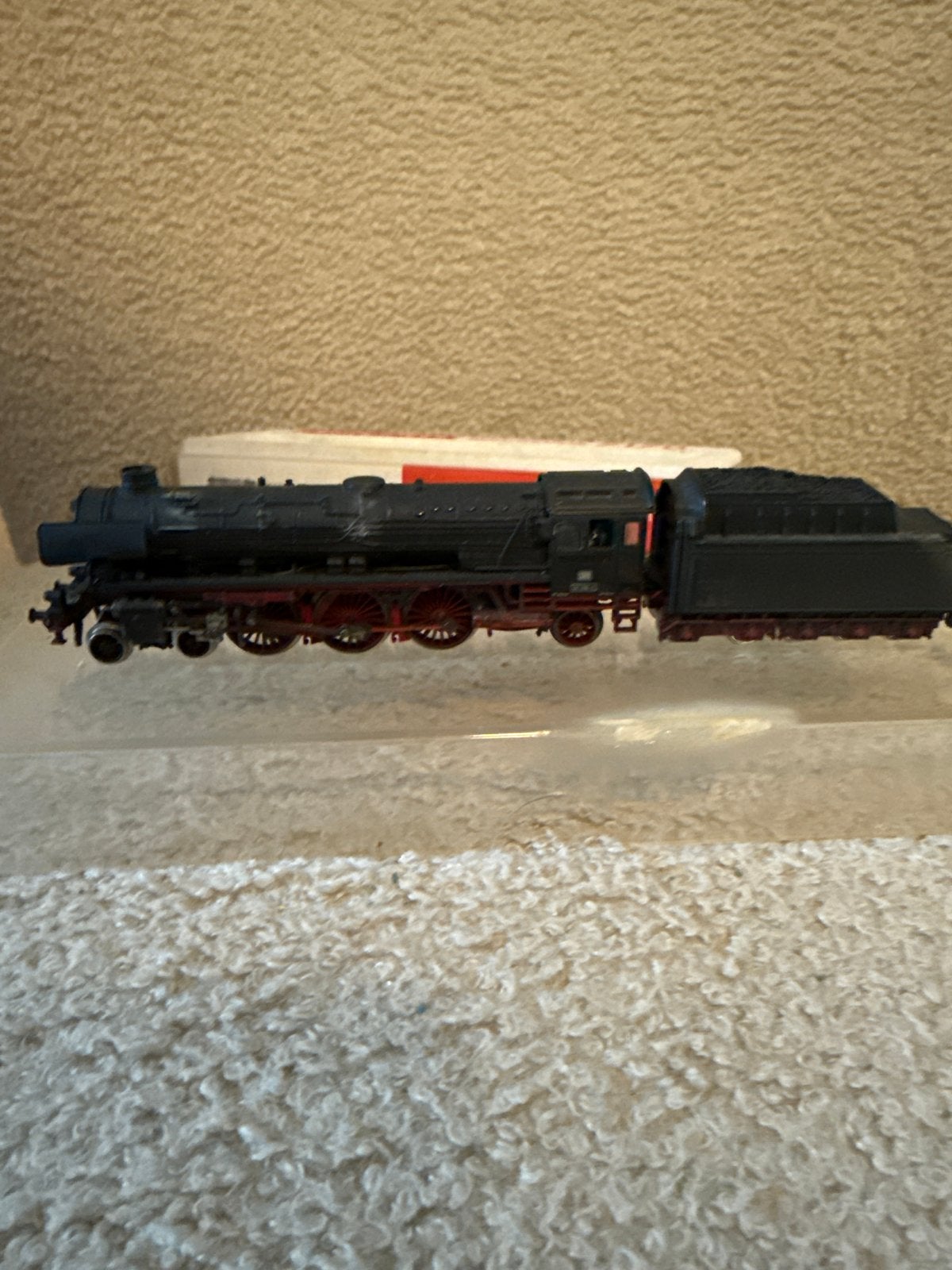 Fleischmann Piccolo 7170 Locomotief met Decoder, Geweatherd, Fleischmann, Ophalen of Verzenden, Zo goed als nieuw, Gelijkstroom