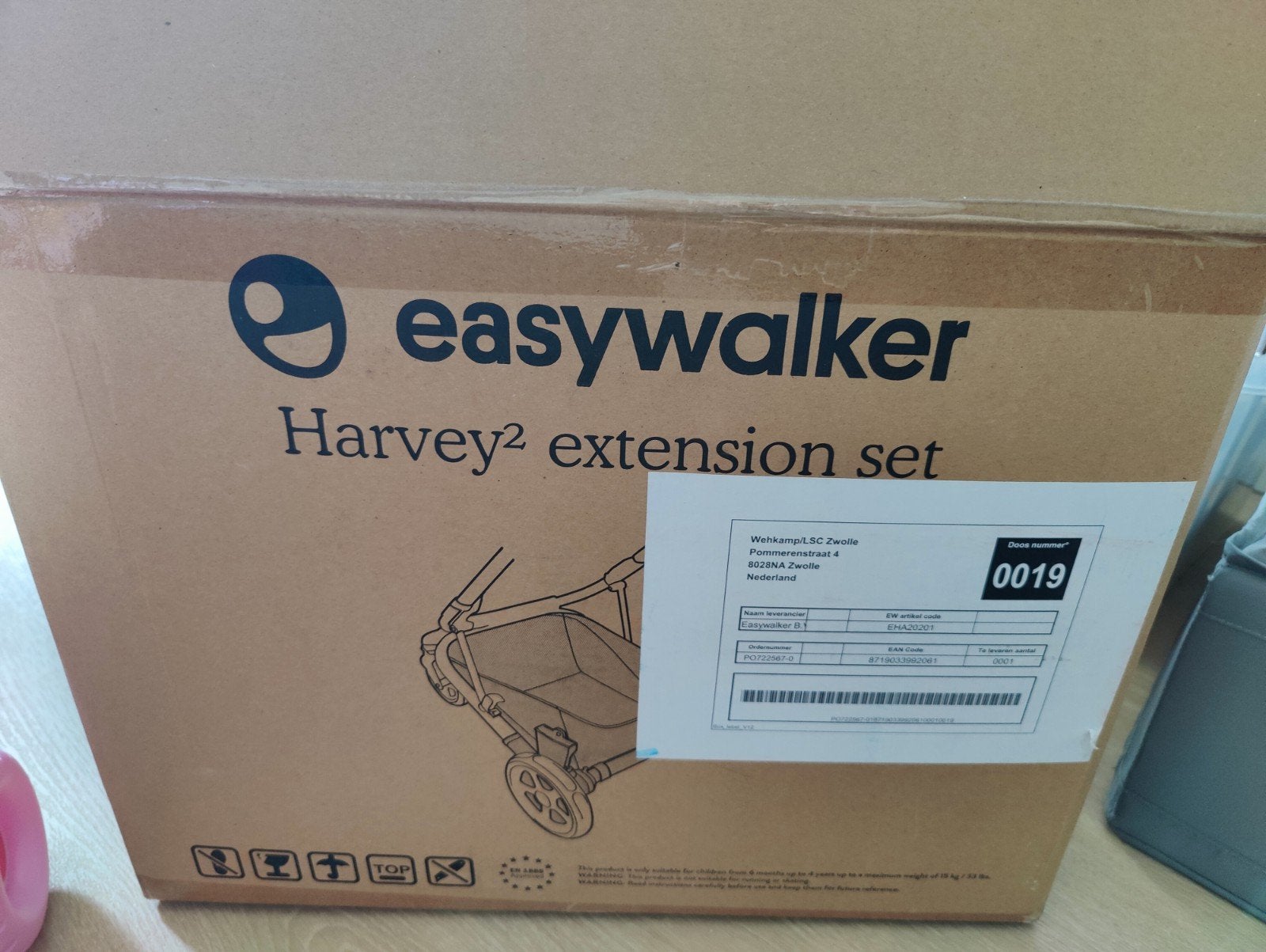 Easywalker Harvey2 extension set, Ophalen, Overige merken, Duowagen