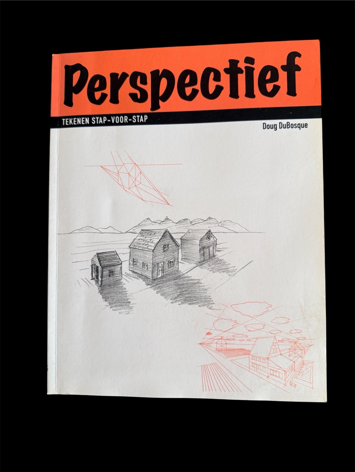 Perspectief Tekenen Stap-voor-stap - Doug DuBosque, Ophalen of Verzenden, Gebruikt, Papier, Schets- of Tekenboek