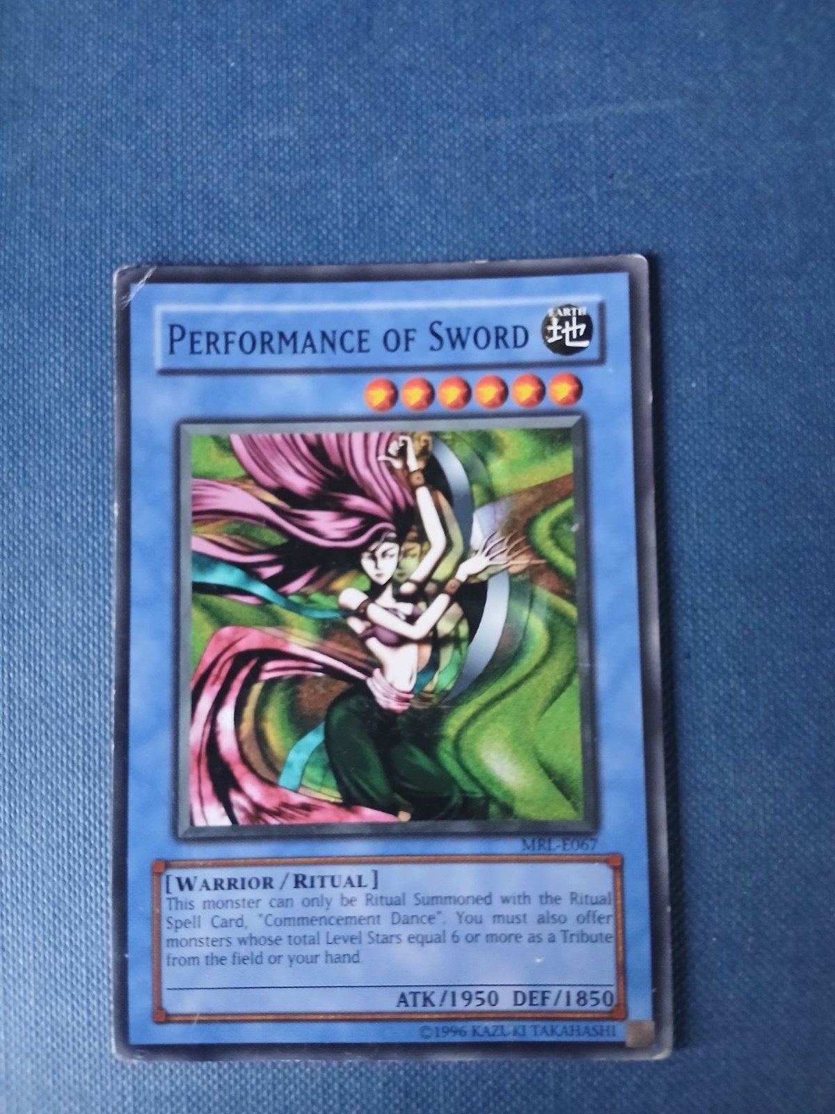 Yu-Gi-Oh! Performance of Sword MRL-E067, Ophalen of Verzenden, Gebruikt, Losse kaart