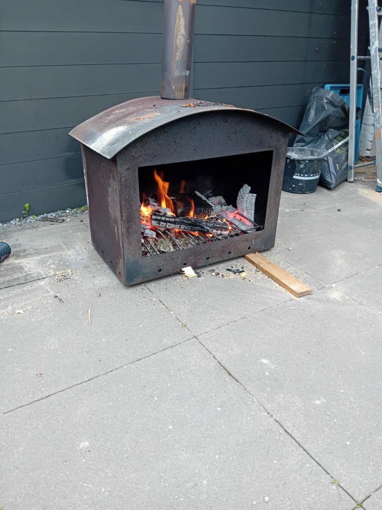 Buiten openhaard, Ophalen
