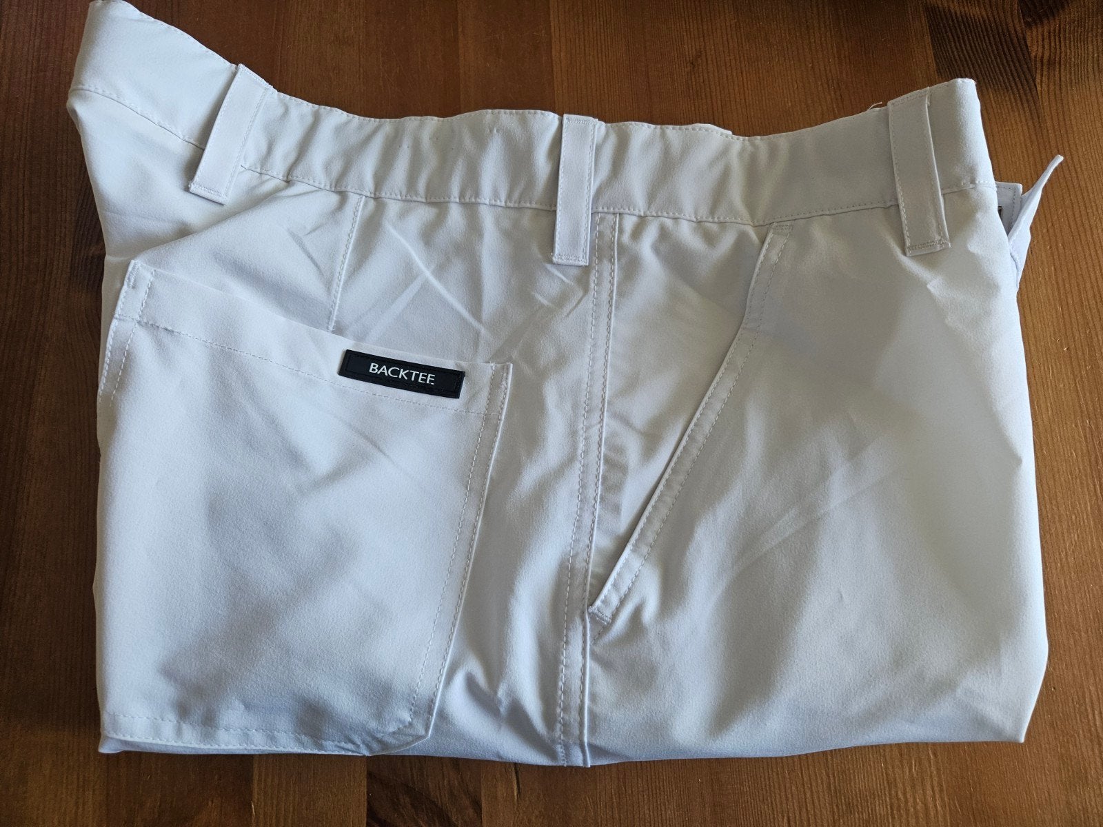 Backtee heren (golf) broek, wit, maat zie foto, Ophalen