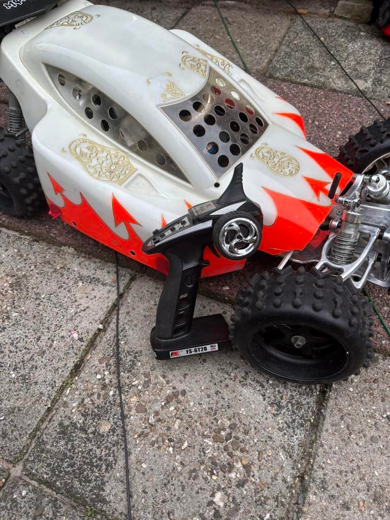 hormann ht2 tk08 26cc, Hobby en Vrije tijd, Ophalen, Zo goed als nieuw, Overige schalen, Auto offroad