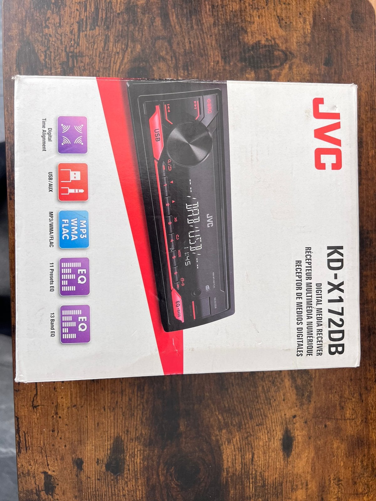 JVC KD-X172DB Digitale Media Ontvanger - Nieuw in doos, Auto diversen, Ophalen of Verzenden, Nieuw