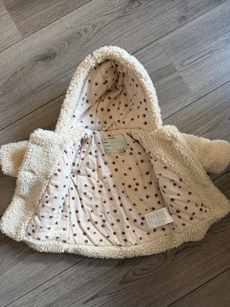 Prenatal teddy jasje maat 56 - heerlijk zacht, Kinderen en Baby's, Babykleding | Maat 56, Ophalen of Verzenden, Zo goed als nieuw