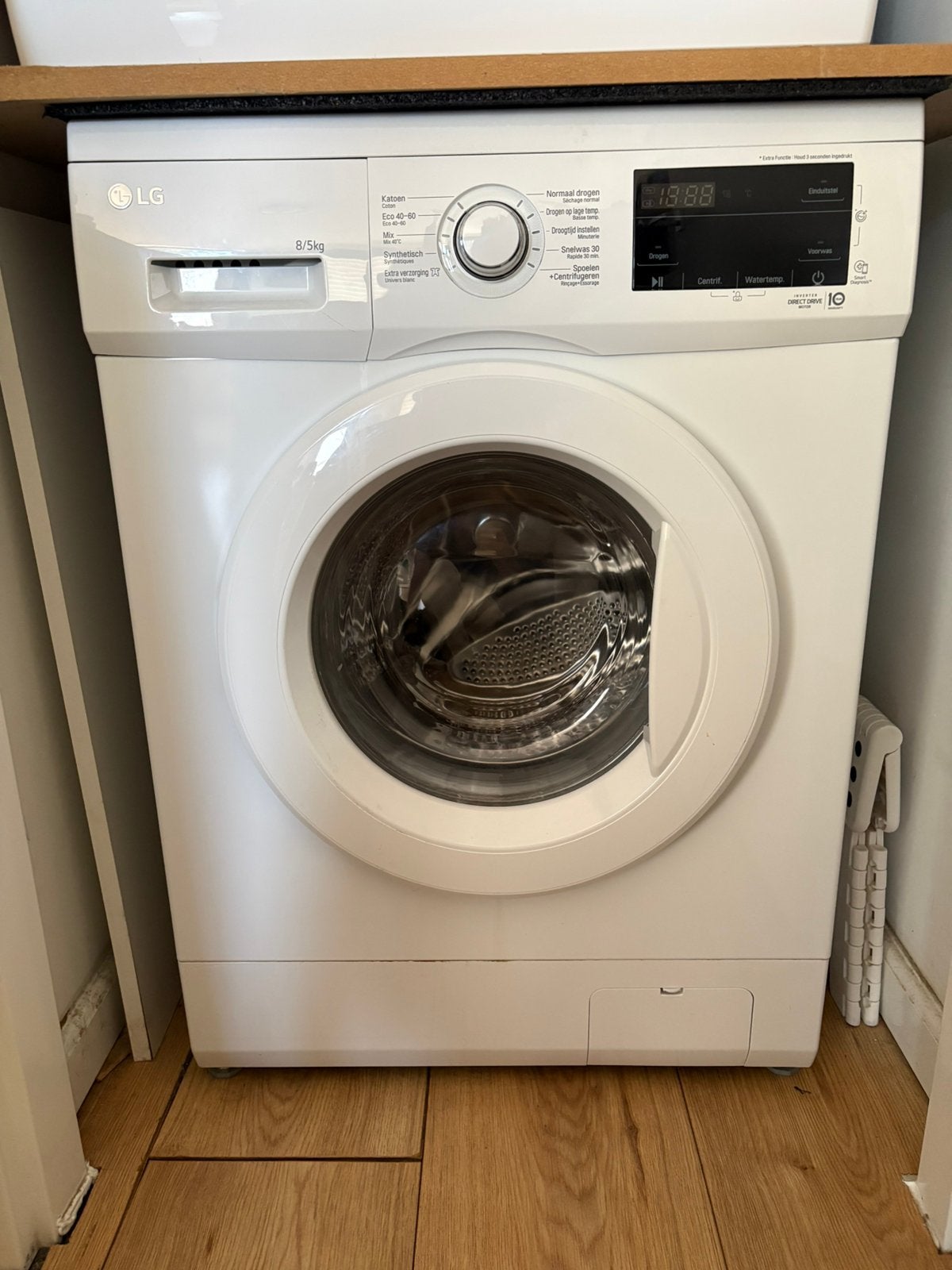 LG wasmachine en droger in 1! 3 jaar oud., Ophalen, Zo goed als nieuw, Voorlader, 85 tot 90 cm