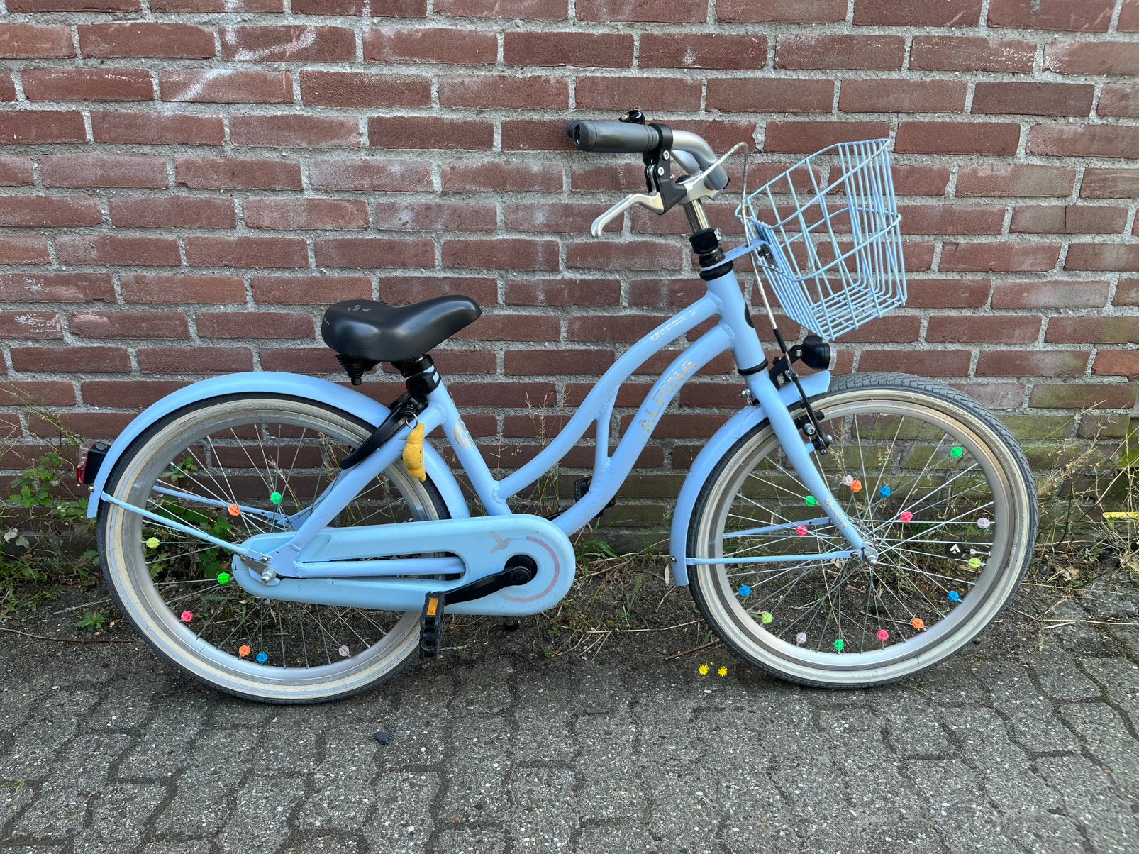 Alpina Ocean kinderfiets 24 inch, Fietsen en Brommers, Fietsen | Meisjes, Ophalen, Zo goed als nieuw, 24 inch, Handrem