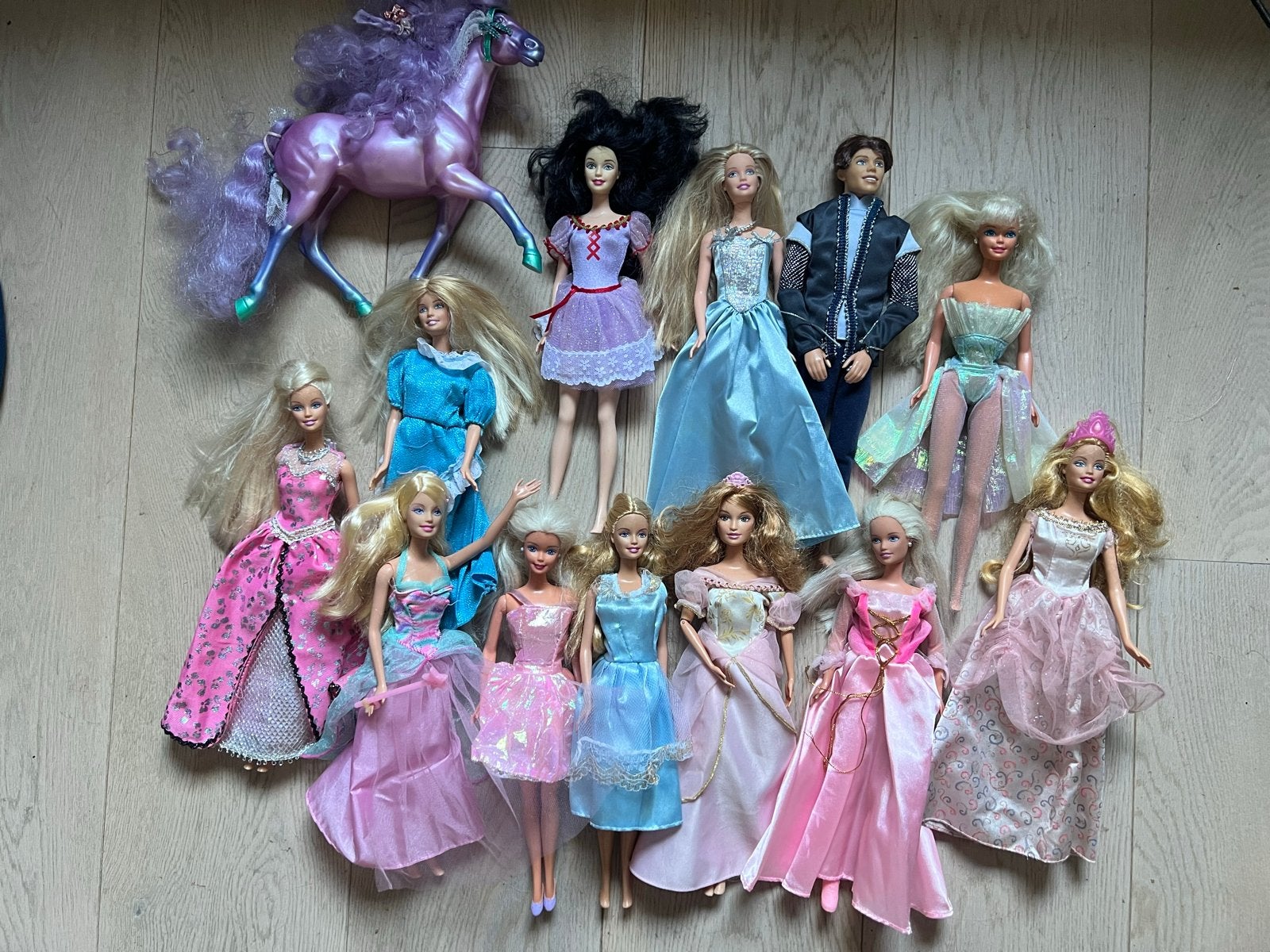 Barbie Dreamtopia & Fairytopia Poppen Set met Paard, Ophalen, Gebruikt, Barbie