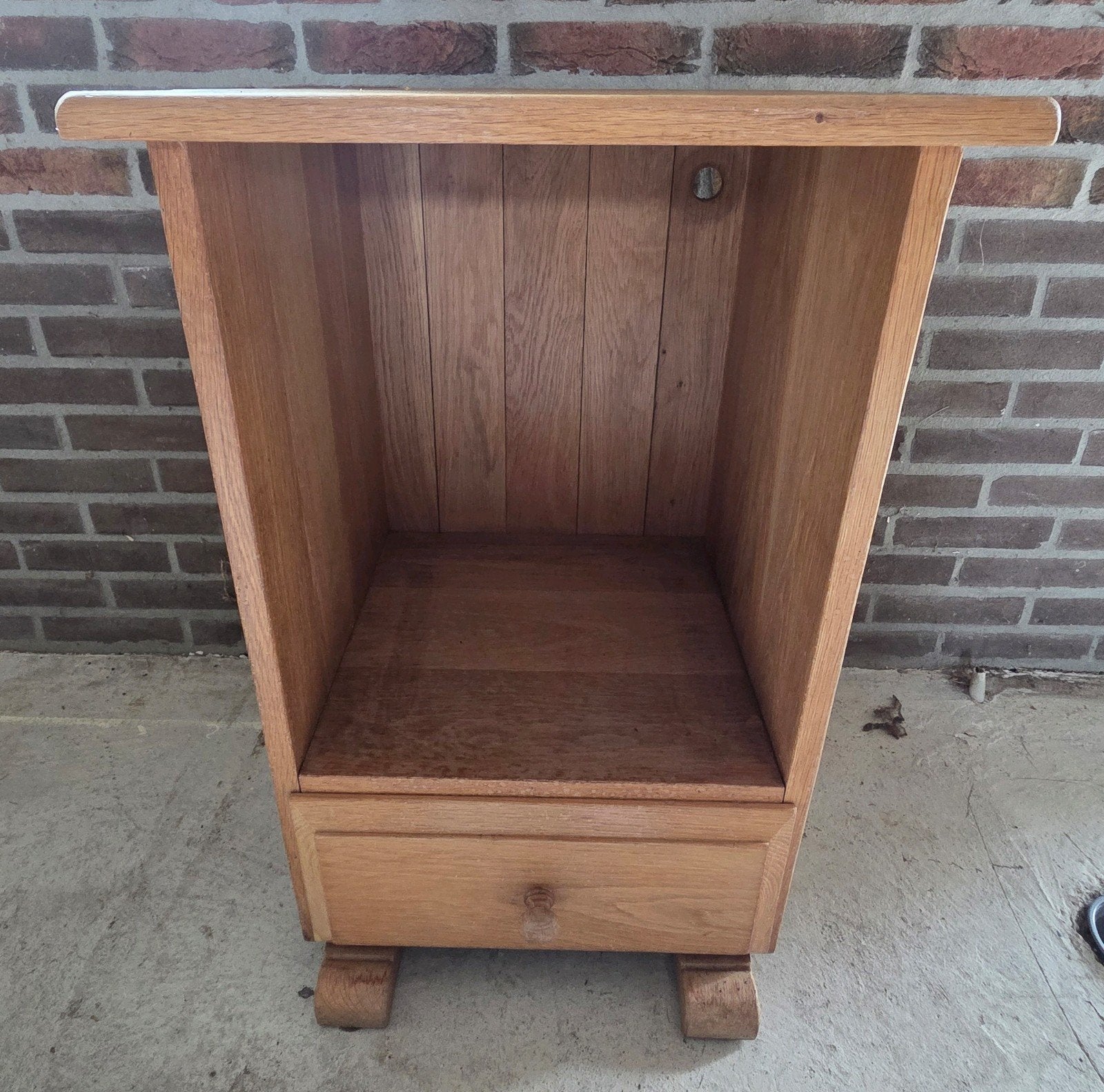 stereo kastje houten kast tv meubel met lade, Ophalen, Gebruikt
