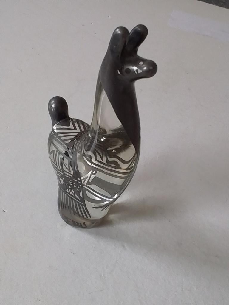 Mooi glas Alpaca uit Peru, Ophalen of Verzenden