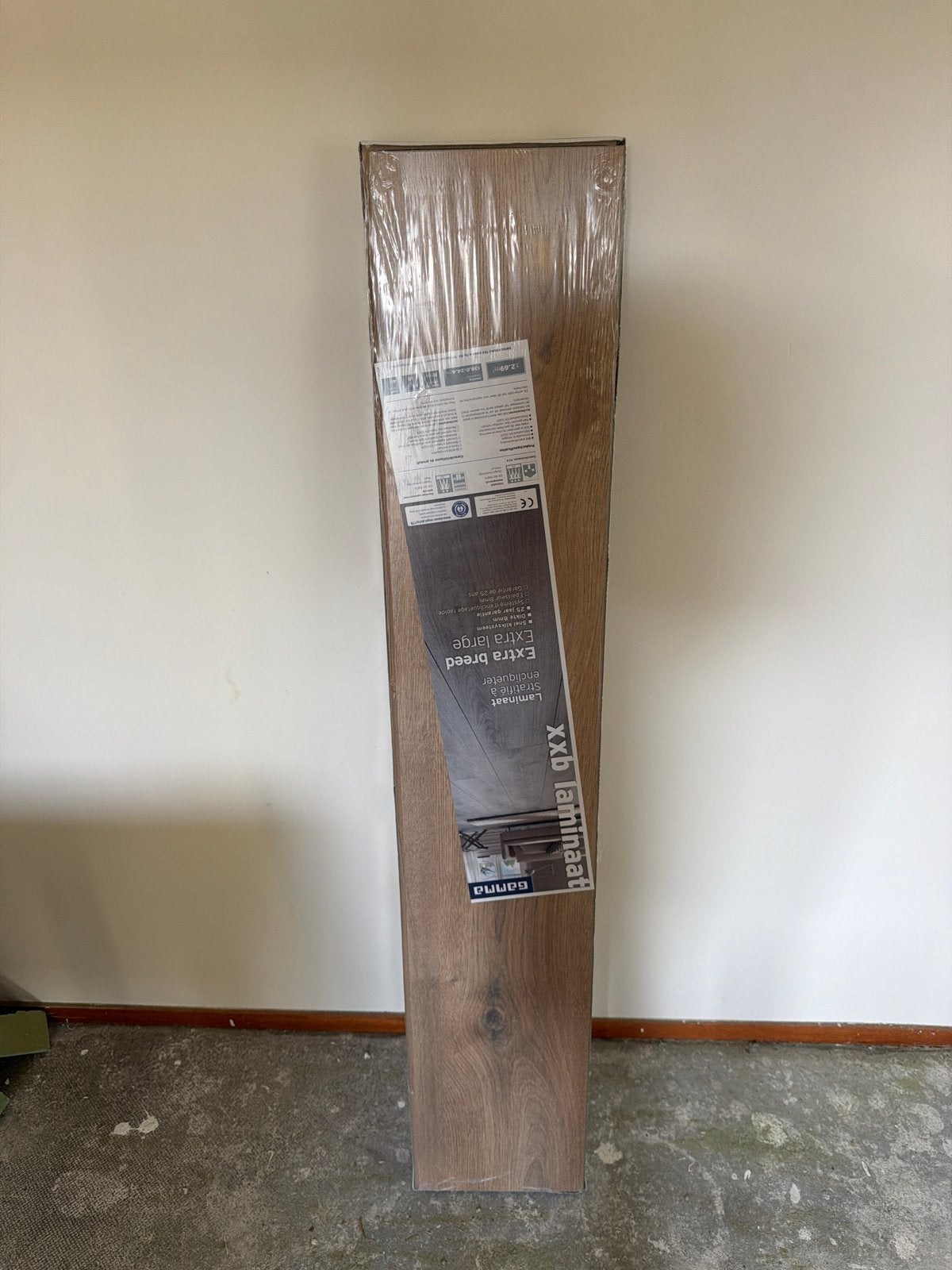 Laminaat Wit Eiken 2.64 m² - Nieuw in verpakking, Huis en Inrichting, Ophalen, Wit, Nieuw, Minder dan 5 m²