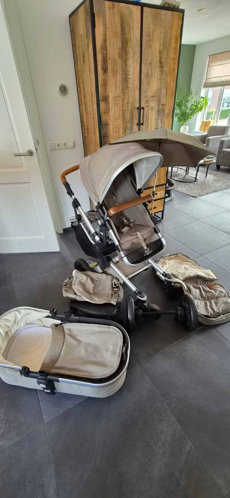 Joolz Day 2 3-in-1 Combiwagen met complete accessoires, Met autostoeltje, Zo goed als nieuw, Combiwagen, Ophalen