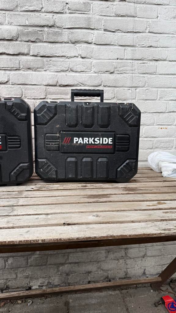 Twee lege Parkside koffers voor gereedschap, Ophalen of Verzenden, Zo goed als nieuw