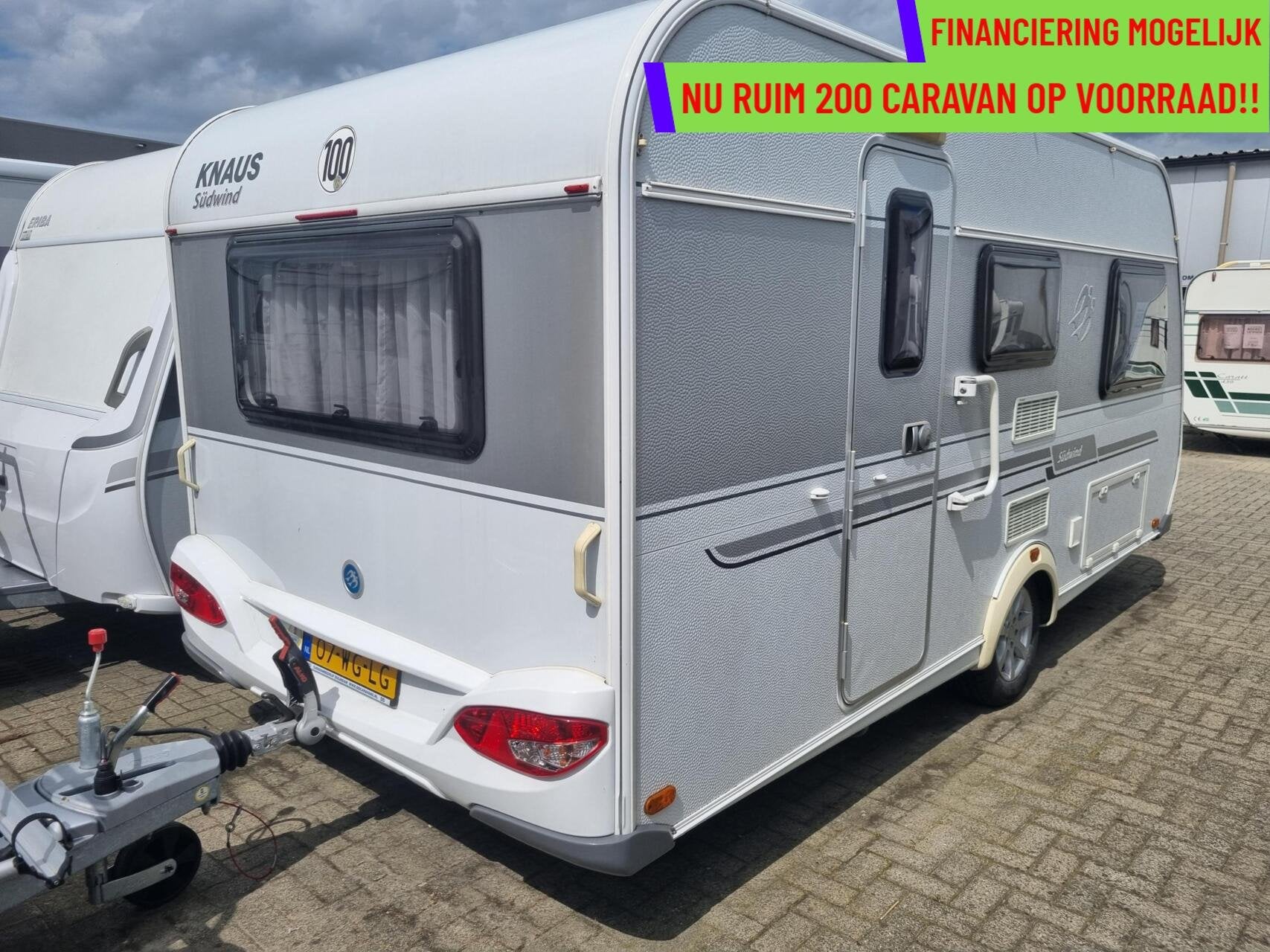 Knaus Sudwind 450 EU MOVER + AIRCO + VOORTENT + LUIFEL, Caravans en Kamperen, Bedrijf, 6 tot 7 meter, Knaus, Luifel