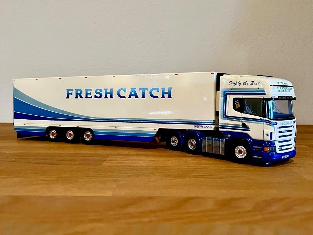 Tekno Scania R580 C&A Anderson - Fresh Catch Scotland, Hobby en Vrije tijd, Modelauto's | 1:50, Nieuw, Bus of Vrachtwagen, Tekno