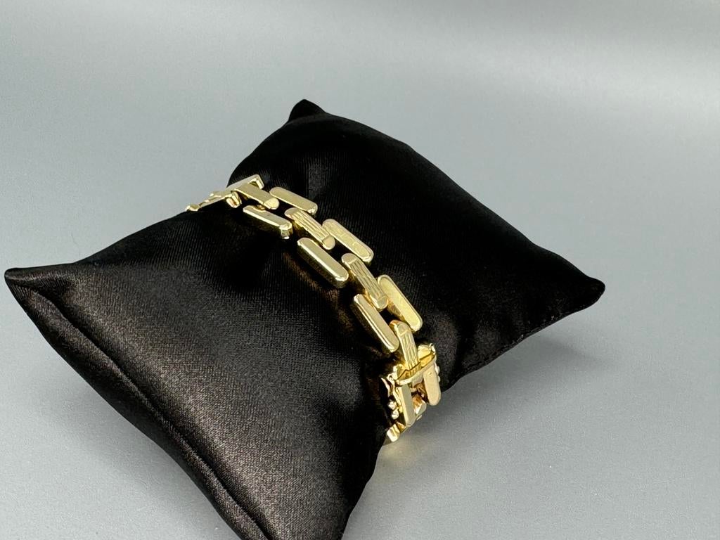 14 kt. gouden armband, Ophalen of Verzenden, Zo goed als nieuw, Goud