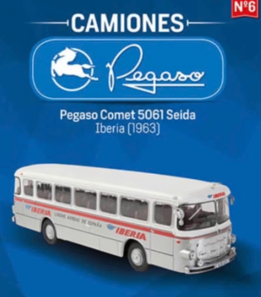 Pegaso Comet 5061 Seida IBERIA bus 1/43 IXO spaans # 6, Verzenden, Nieuw, Bus of Vrachtwagen, Overige merken