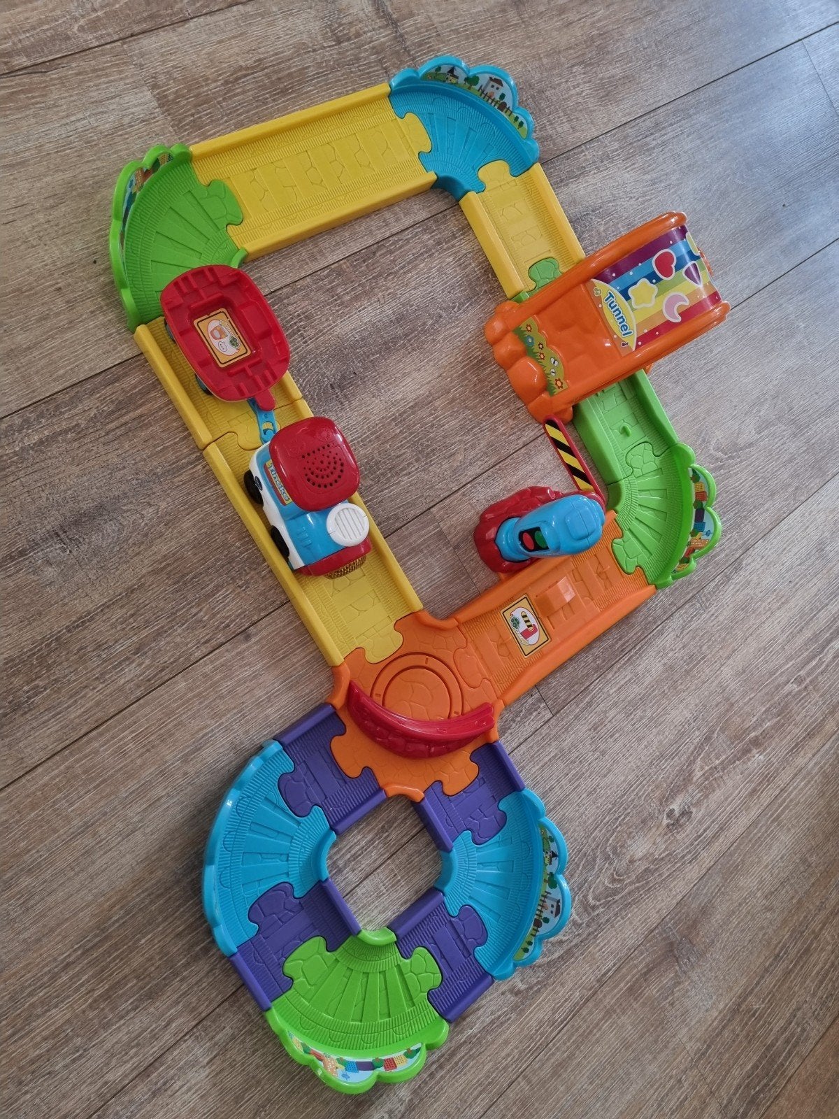 Trein(baan) Vtech, Ophalen of Verzenden, Zo goed als nieuw, 6 maanden tot 2 jaar
