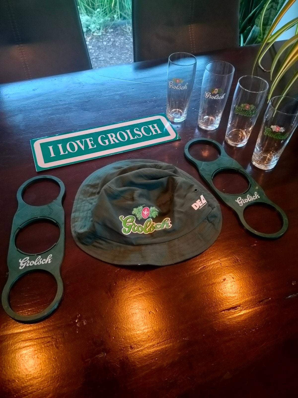 Grolsch verzamelpakket, Ophalen, Zo goed als nieuw, Glas of Glazen, Grolsch