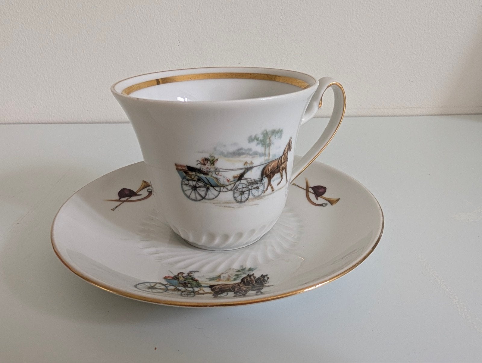 Vintage Schumann Arzberg Bavaria kop en schotel, Ophalen of Verzenden