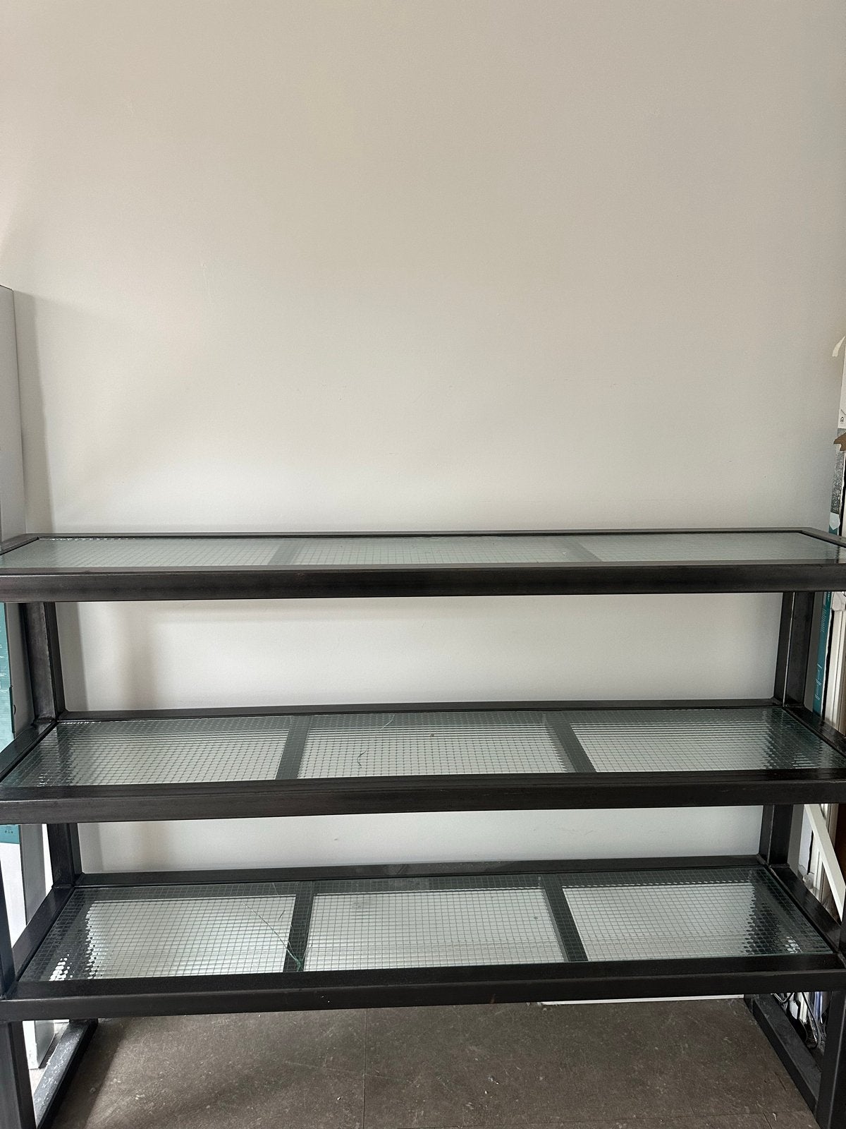 Stalen kast met brandglas - Gratis af te halen (deze week), Ophalen, Gebruikt