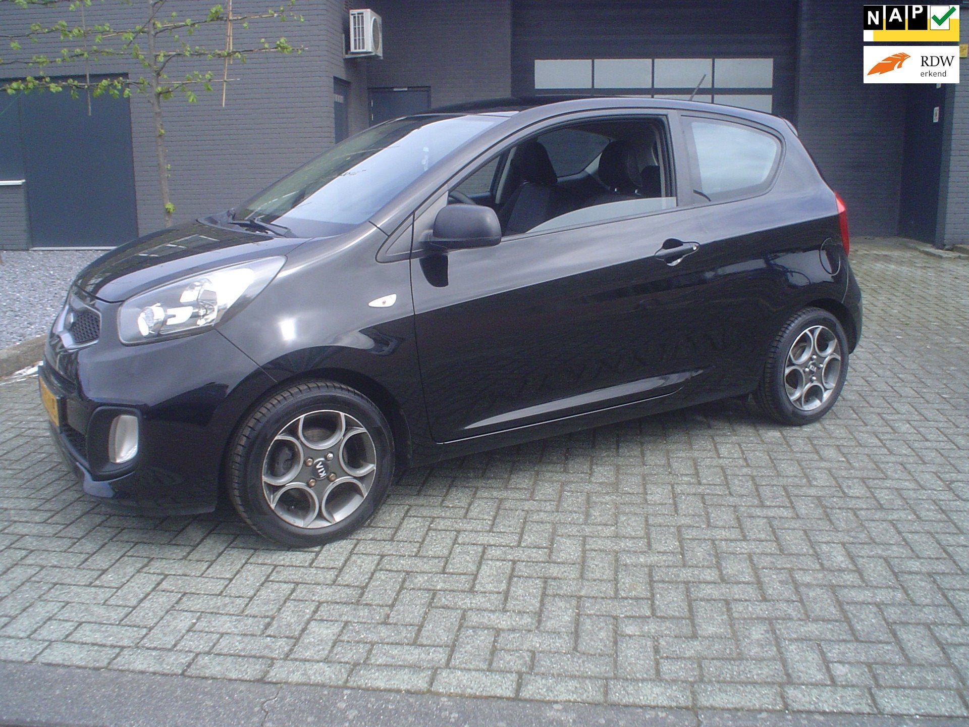 Kia Picanto 1.0 CVVT ISG, Auto's, Voorwielaandrijving, Euro 5, Stof, Gebruikt