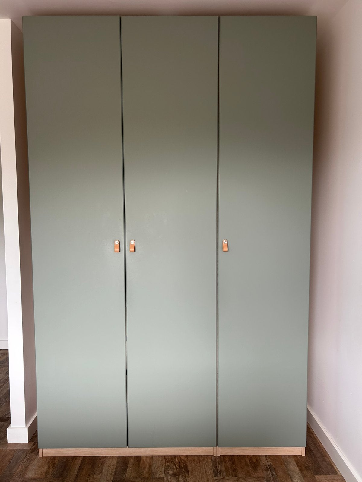 Grijs/groen eiken effect Ikea PAX kast NIEUW!!, Huis en Inrichting, Kasten | Kledingkasten, 100 tot 150 cm, 200 cm of meer, Eikenhout