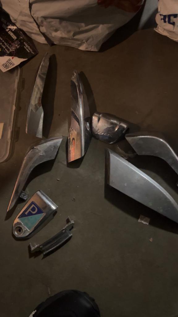 Vespa sprint overige sierlijsten, Ophalen of Verzenden, Gebruikt
