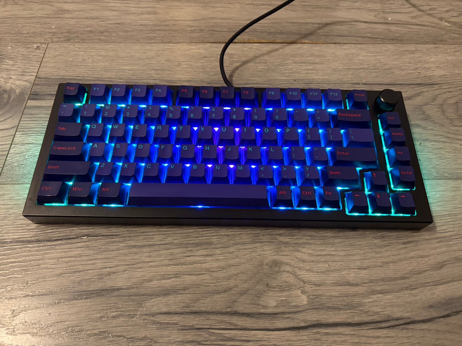 Glorious GMMK Pro 75% Custom Mechanical Keyboard, Ophalen, Gebruikt, Hot-swappable, Qwerty
