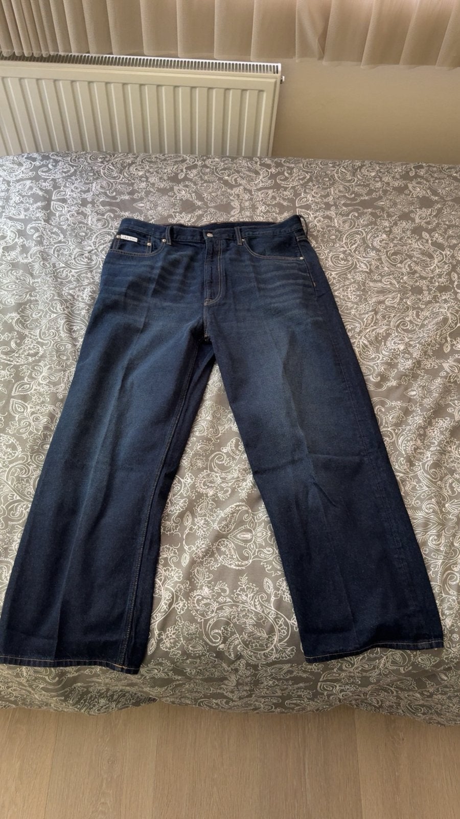 Calvin klein baggy jeans, Kleding | Heren, Verzenden, Zo goed als nieuw, Blauw, W36 - W38 (confectie 52/54)