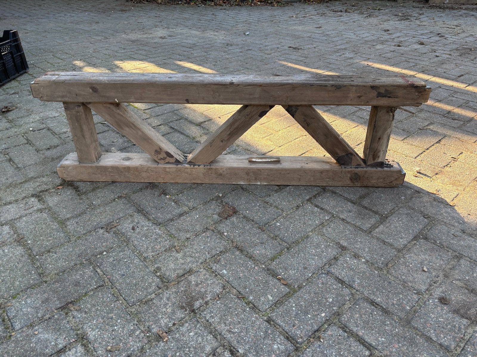 Houten constructies voor plantenbakken/decoratie (9 stuks), Tuin en Terras, Ophalen, Gebruikt, Overige typen