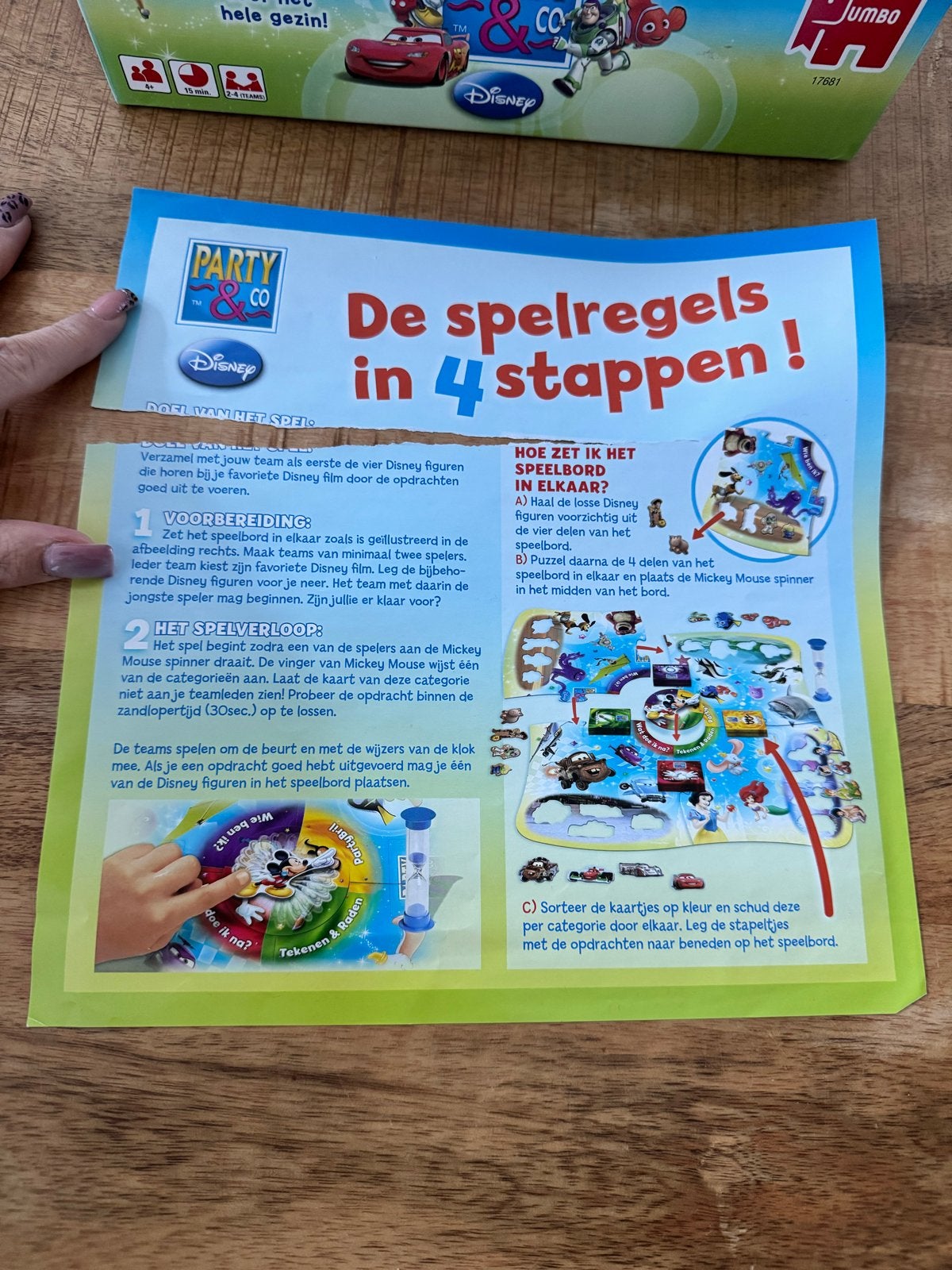 Jumbo Party & Co Disney Bordspel - Compleet Gezinsspel, Een of twee spelers, Ophalen of Verzenden, Zo goed als nieuw