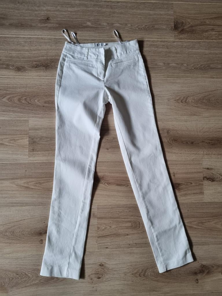 Geisha broek maat S, Geisha, Wit, Ophalen of Verzenden, Zo goed als nieuw