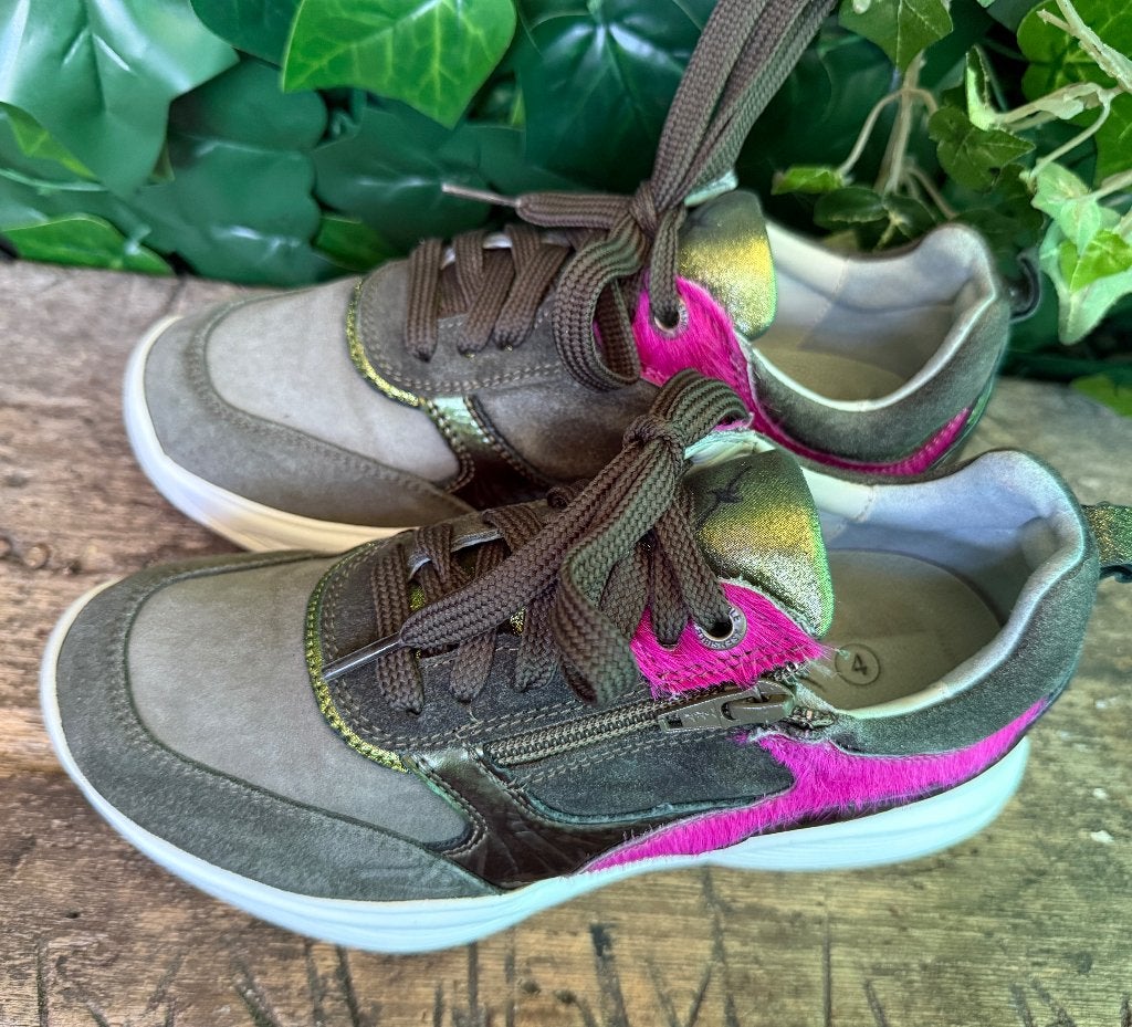 bijna Nieuwe sneakers van Xsensible maat 37 (wijdte HX), Nieuw, Ophalen of Verzenden, Sneakers of Gympen, Groen