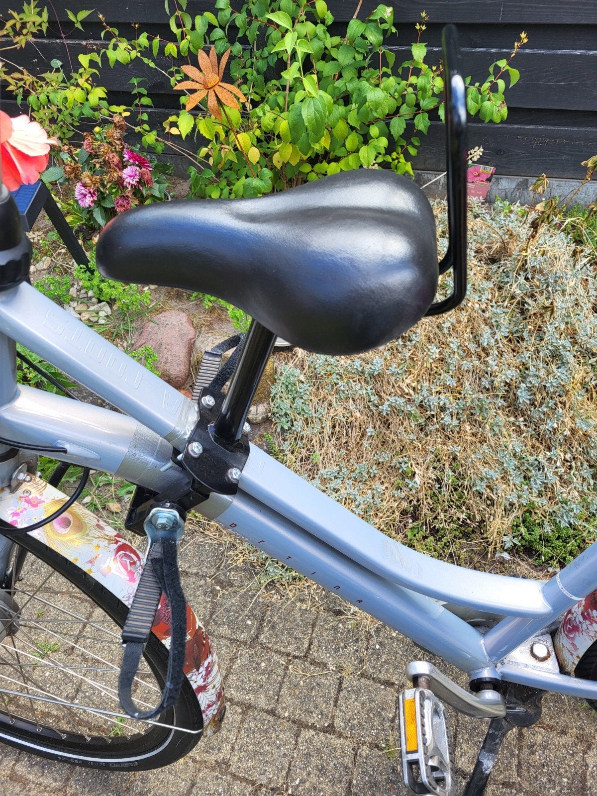Zadel op stang model 3 voor damesfiets - zgan, Fietsen en Brommers, Fietsaccessoires | Fietsstoeltjes, Ophalen of Verzenden, Zo goed als nieuw