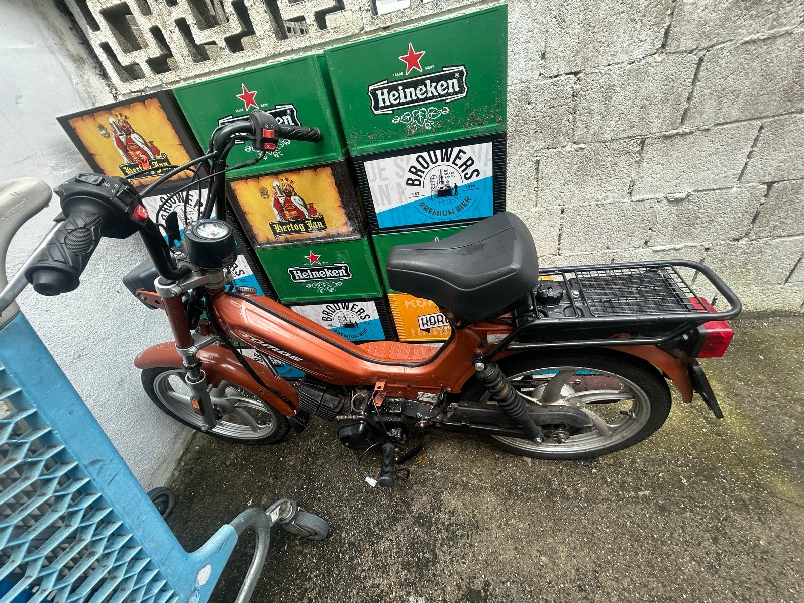 Tomos A35 2016 - Diefstalpoging/Opknapper/Onderdelen, Fietsen en Brommers, Brommers | Tomos, Ophalen, Gebruikt, Overige modellen