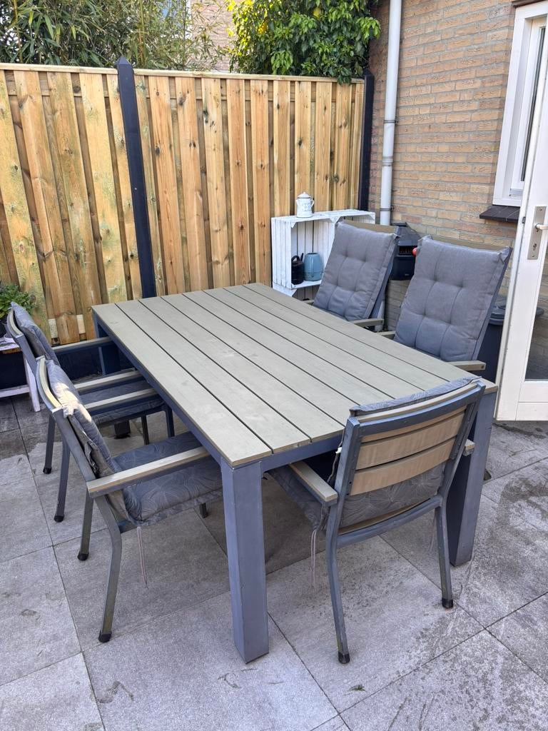 Tuinset, Gebruikt, Eettafel, Ophalen of Verzenden, Tuinset