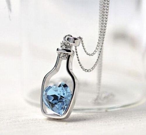Hartje In Fles Ketting, Overige kleuren, Verzenden, Nieuw, Overige materialen