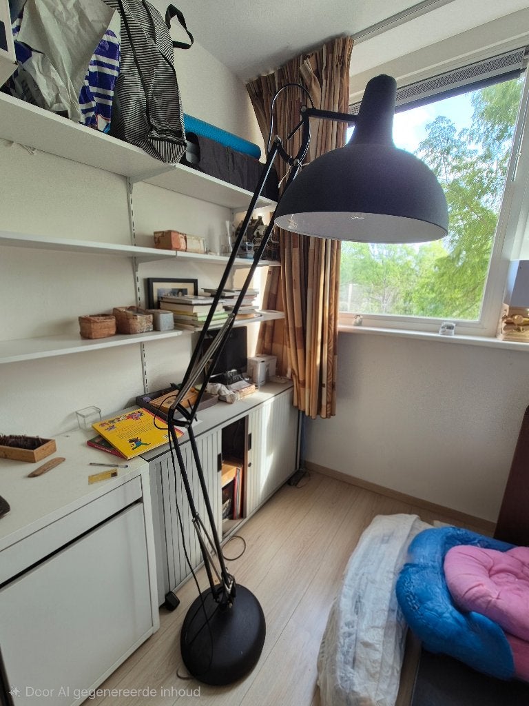 Staande lamp, Huis en Inrichting, Ophalen, 100 tot 150 cm, Zo goed als nieuw, Metaal
