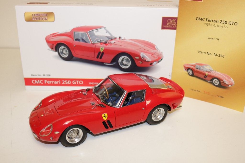 CMC Ferrari 250 GTO RHD - Ron Fry - London Show  1:18. M-256, Hobby en Vrije tijd, Modelauto's | 1:18, Nieuw, Auto, Overige merken