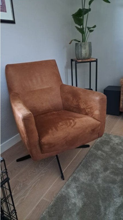 comfortabele draaibare Stoel, Ophalen, Gebruikt, Bruin, Eén