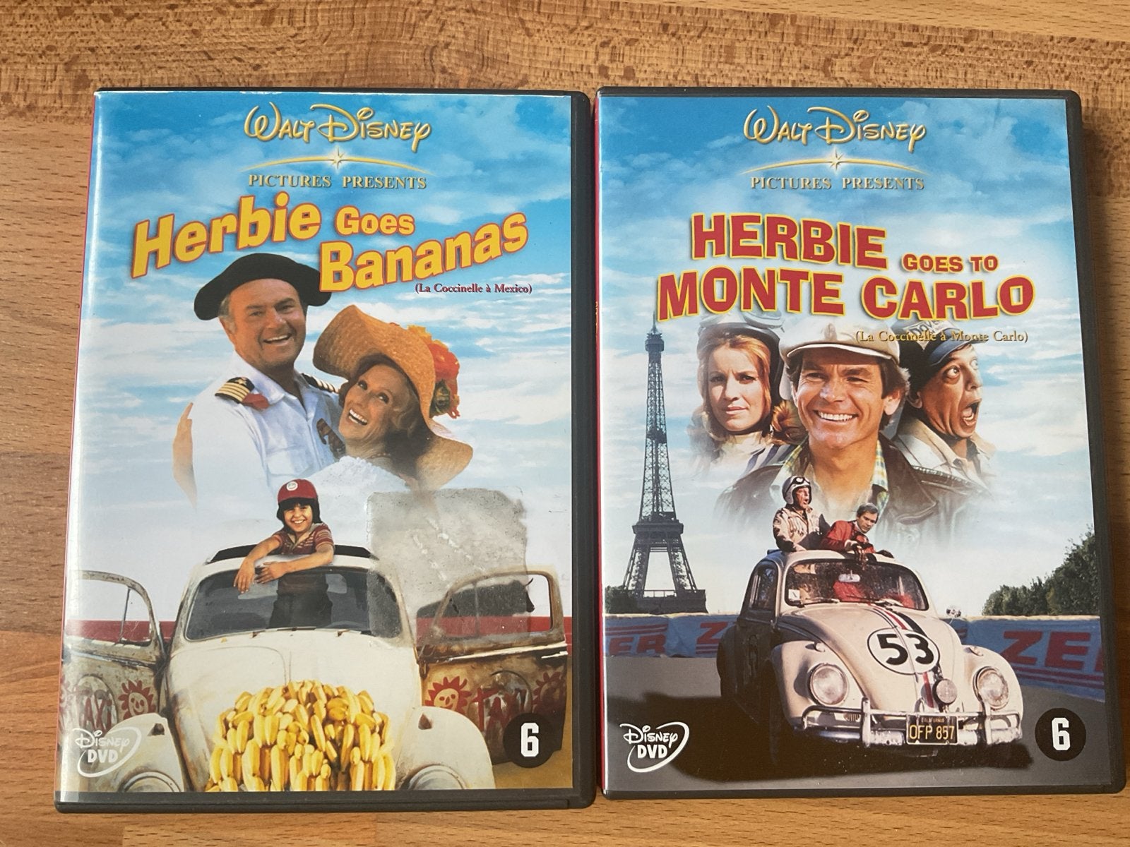 Herbie Goes Bananas & Herbie Goes to Monte Carlo DVD's, Nederlands, Ophalen of Verzenden, Vanaf 6 jaar, Inclusief doosje