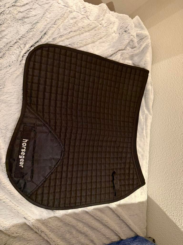 Zwart Horsegear dekje, Full (L), Dressuurdekje, Ophalen of Verzenden, Zo goed als nieuw