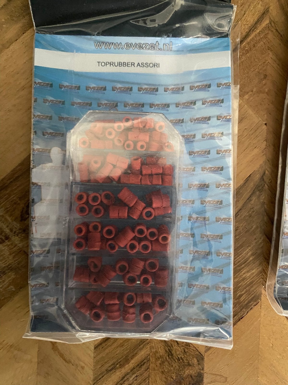 Evezet Top rubbers mixed doosje, D, Overige typen, Nieuw, Ophalen of Verzenden