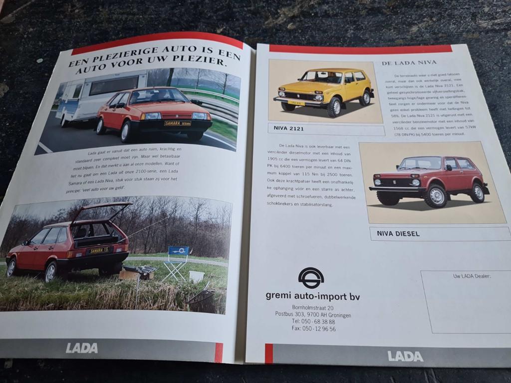 Lada Niva, Diva, Samara, 2100 serie, Boeken, Auto's | Folders en Tijdschriften, Ophalen of Verzenden, Overige merken