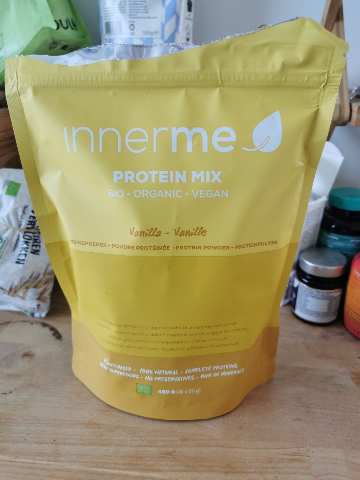 Innerme Proteïne Poeder Vanille - Bijna Nieuw, Sport en Fitness, Ophalen of Verzenden, Zo goed als nieuw, Poeder of Drank