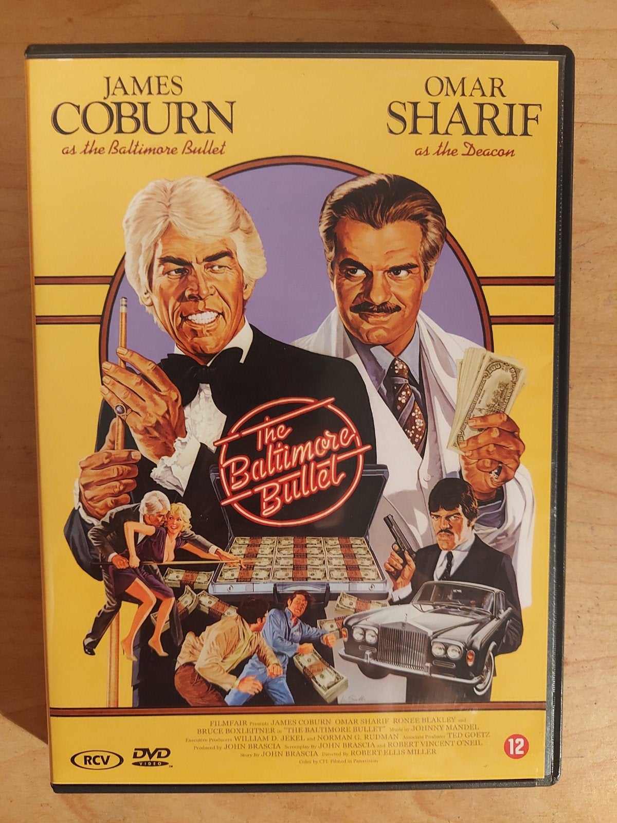 The Baltimore Bullet - 1980 James Coburn Omar Sharif, Alle leeftijden, Ophalen of Verzenden, Zo goed als nieuw