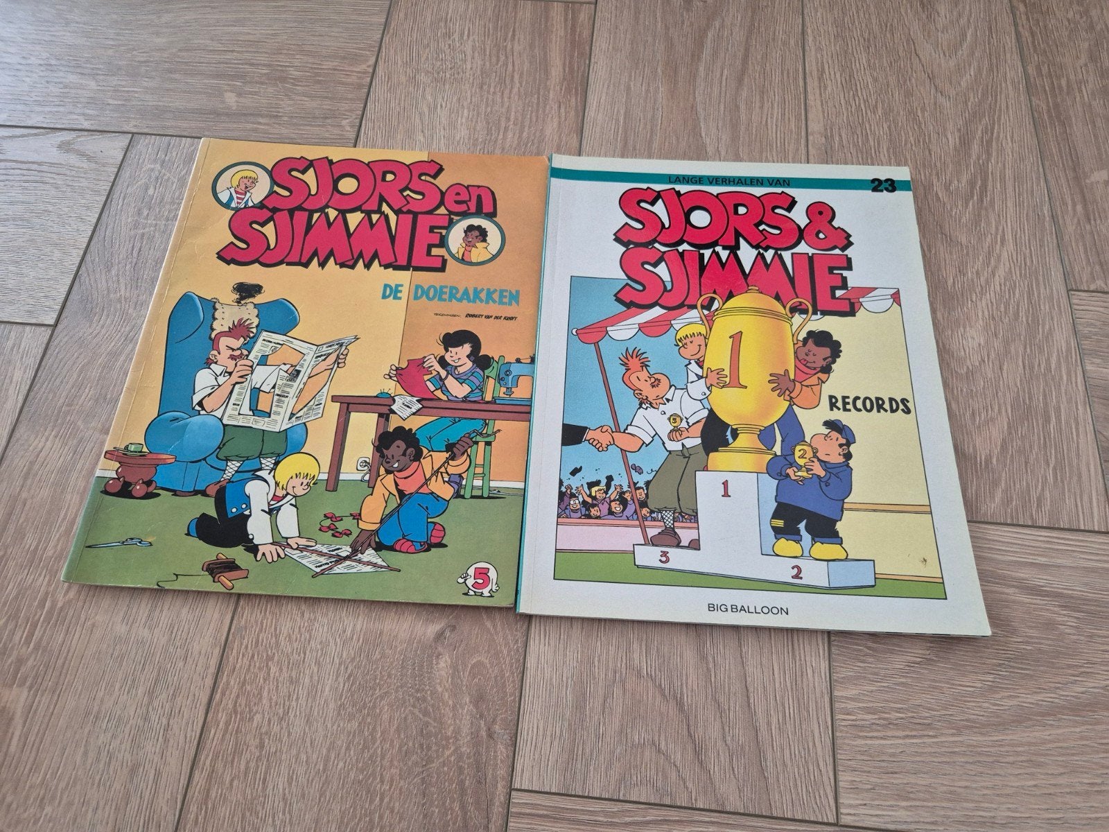 Sjors en Sjimmie - De Doerakken & Records, Ophalen of Verzenden